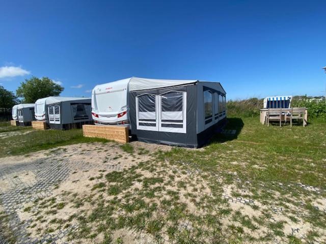 Wohnwagenvermietung Camping-Sylt / Morsum Exteriör bild