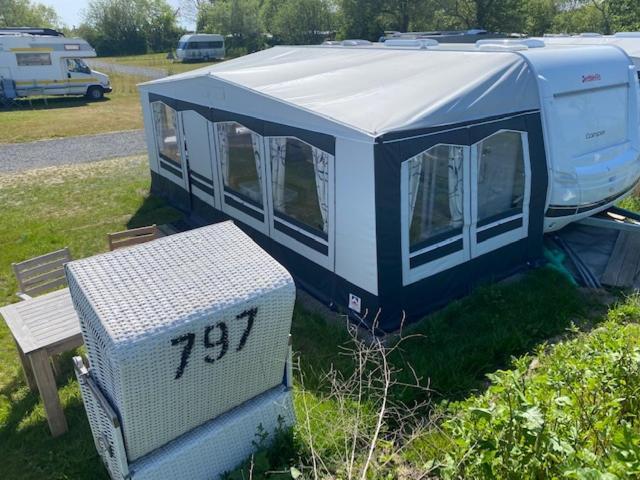 Wohnwagenvermietung Camping-Sylt / Morsum Exteriör bild