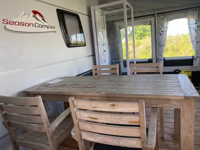 Wohnwagenvermietung Camping-Sylt / Morsum Exteriör bild